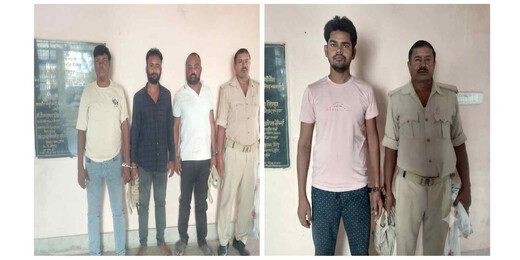 लखीसराय पुलिस और उत्पाद विभाग की संयुक्त छापेमारी, दो लग्जरी वाहनों समेत भारी मात्रा में विदेशी शराब जब्त