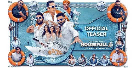 हाउसफुल 5 का टीजर रिलीज, बीच समुद्र क्रूज पर मौत का खेल, किलर कॉमेडी लेकर आ रहे अक्षय कुमार