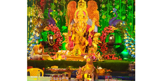 मोतीपुर के सूरज मार्केट में भव्य दस दिवसीय पूजा उत्सव का आयोजन