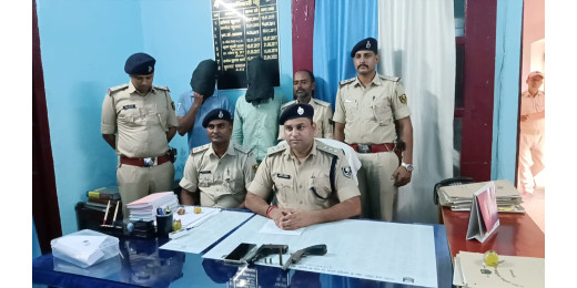 अपराध की योजना बना रहे दो शातिर अपराधियों को पुलिस ने किया गिरफ्तार