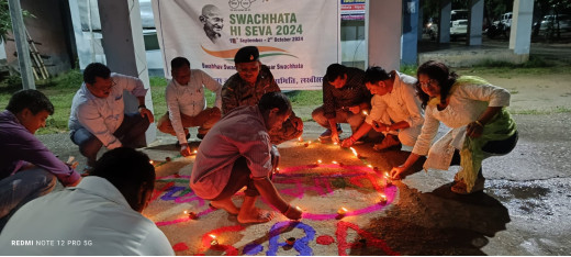 लखीसराय जिले में स्वच्छता ही सेवा अभियान के तहत विभिन्न कार्यक्रमों का आयोजन