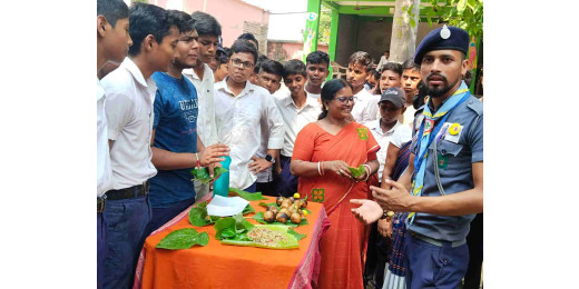 स्काउट गाइड प्रशिक्षण शिविर में राखी मेकिंग, पेंटिंग और पाक प्रतियोगिता का आयोजन