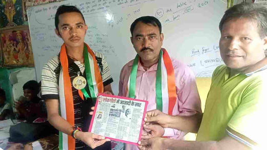 जन नायिका सरला श्रीवास सम्मान से सम्मानित हुए संदीप कुमार मिश्रा 