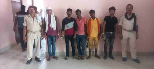 कुंदर डैम के पास से पांच पियक्कड़ गिरफ्तार