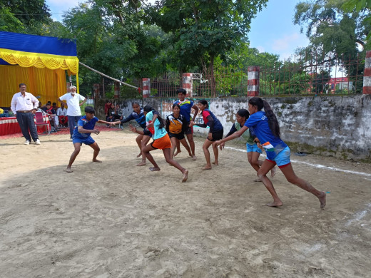चांसलर कप कबड्डी प्रतियोगिता को लेकर एल एस कॉलेज में ट्रायल शुरू 