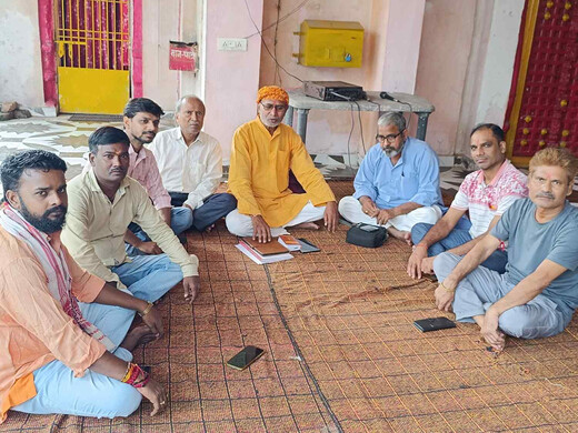 मुजफ्फरपुर में हिंदूवादी संगठनों की बैठक, मंदिर तोड़ने और विसर्जन विवाद पर विरोध की तैयारी