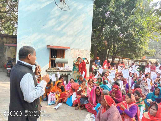 मनरेगा मजदूरों के संघर्ष में सुनील कुमार का साथ, धरना प्रदर्शन को मिला कलाकारों का समर्थन