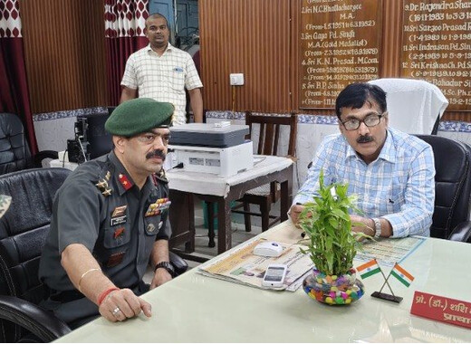आरडीएस कॉलेज पहुंचे सेना के अधिकारी, कैडेटों को रक्षा सेवाओं में करियर पर दिए अहम सुझाव