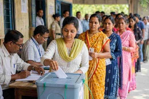 बंगाल चुनाव : दोपहर 1 बजे तक 62 प्रतिशत से ज्यादा वोटिंग, छिटपुट हिंसा की घटनाएं