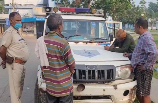 एनएच-80 पर दर्दनाक सड़क हादसा, अज्ञात वाहन की चपेट में आकर बुजुर्ग की मौत