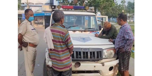एनएच-80 पर दर्दनाक सड़क हादसा, अज्ञात वाहन की चपेट में आकर बुजुर्ग की मौत