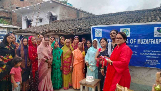 इनरव्हील क्लब मुजफ्फरपुर ने महिलाओं व बच्चों संग मनाया मित्रता दिवस