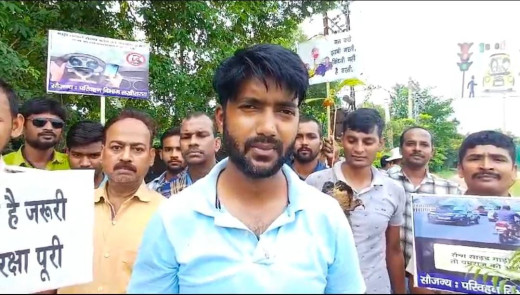 डीटीओ के नेतृत्व में पौधरोपण एवं सड़क सुरक्षा को लेकर जागरूकता संबंधित कार्यक्रम 