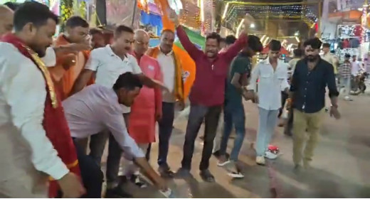 बीजेपी कार्यकर्ताओं ने मनाया हरियाणा विधानसभा चुनाव में जीत का जश्न
