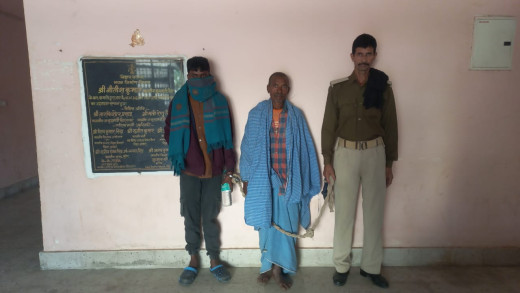 अवैध शराब के साथ दो तस्कर गिरफ्तार