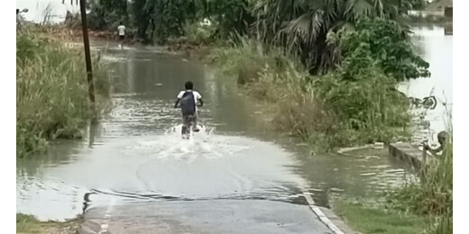 टाल और दियारा के बाद लखीसराय मुख्यालय तक पहुँचा बाढ़ का पानी, प्रशासन की सुस्ती से जनता बेहाल