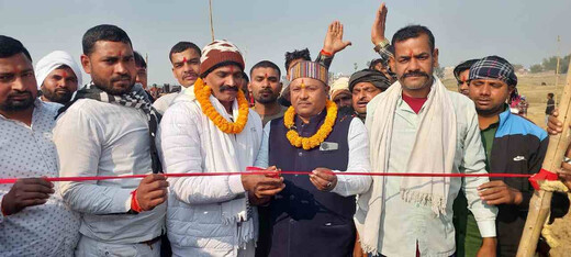 मकर संक्रांति पर विराट कुश्ती दंगल, पहलवानों ने दिखाया दमखम