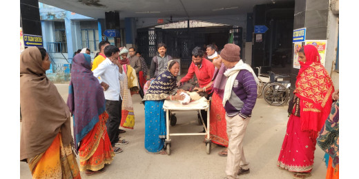 सीएनजी ऑटो की टक्कर से व्यक्ति की मौत