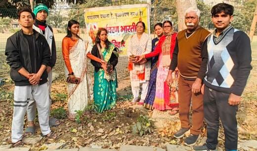 गणतंत्र दिवस पर हरियाली का संकल्प, पर्यावरण भारती ने किया पौधारोपण