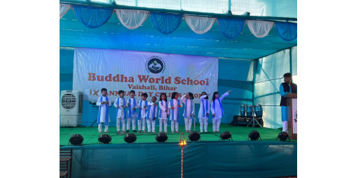 बुद्ध वर्ल्ड स्कूल का मनाया गया 9वाँ स्थापना दिवस