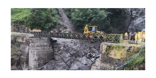 उत्तरकाशी आपदा : सेना और बीआरओ ने धराली में 90 फुट लंबा बेली ब्रिज बनाकर बहाल की कनेक्टिविटी