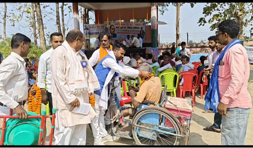 वैशाली में सेवा का सराहनीय अभियान, जरूरतमंदों को आत्मनिर्भर बनाने की पहल