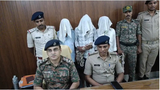 लखीसराय में हथियार तस्करों पर शिकंजा, भारी मात्रा में कारतूस के साथ तीन गिरफ्तार