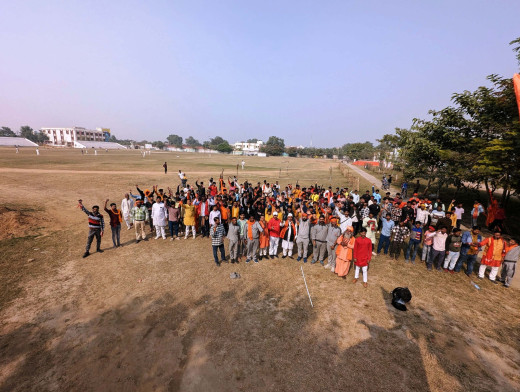  शौर्य दिवस पर विहिप बजरंग दल का पथ संचलन, हिंदू समाज में किया एकता का आह्वान