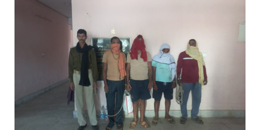 शराब तस्करी कर रहे चार तस्कर गिरफ्तार