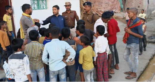 पचौता गांव में रेलवे संपत्ति की सुरक्षा पर चलाया गया जागरूकता अभियान