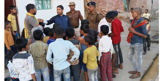 पचौता गांव में रेलवे संपत्ति की सुरक्षा पर चलाया गया जागरूकता अभियान