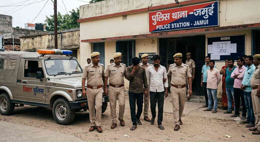 जमुई मामले में तीन गिरफ्तार, वायरल वीडियो के बाद पुलिस की कार्रवाई तेज; एसआईटी जांच में जुटी