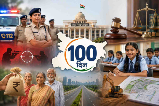 सम्राट सरकार के 100 दिन : बड़े फैसलों और सुशासन के दावों का रिपोर्ट कार्ड