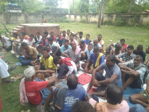 झरझरिया जुगाड़ ठेला चालक संघ की बैठक, प्रशासन से मांग  