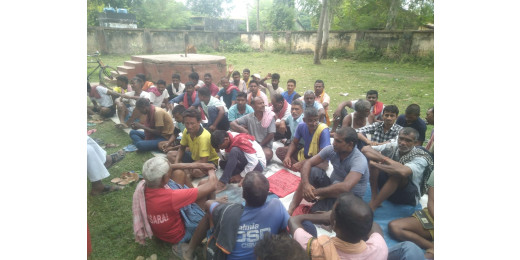 झरझरिया जुगाड़ ठेला चालक संघ की बैठक, प्रशासन से मांग