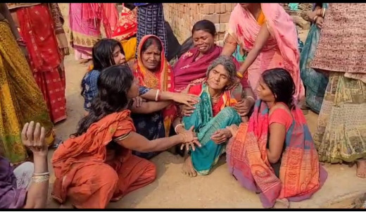 अवैध तरीके से बालू खनन में लगे मजदूर की बालू में दबने से मौत