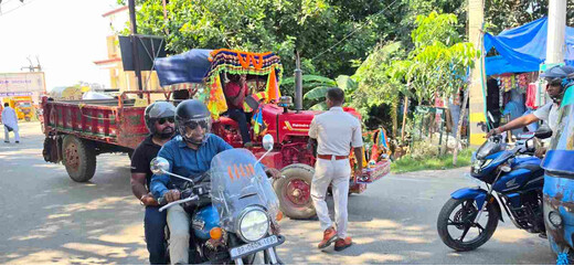 नो-एंट्री उल्लंघन पर परिवहन विभाग की कार्यवाई, पांच ट्रैक्टर जब्त