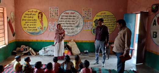 राष्ट्रीय कृमि मुक्ति दिवस पर सिविल सर्जन ने किया एल्बेंडाजोल दवा का वितरण