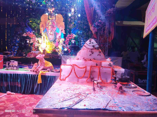 मोतीपुर में गणेश पूजा का दिखा भक्तिमय रंग, बाबा बर्फानी के दर्शन को उमड़ी भीड़