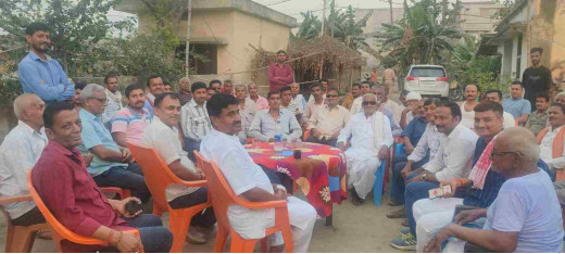 प्रधानमंत्री की सभा को ऐतिहासिक बनाने को लेकर अजीत कुमार ने किया गांव-गांव दौरा