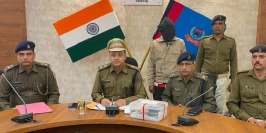 31 आपराधिक मामलों में वांछित अपराधी हथियार के साथ गिरफ्तार किया