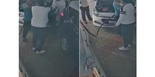 SDM ने पेट्रोल पंप कर्मचारी को मारा थप्पड़, सीसीटीवी में कैद हुआ पूरा मामला