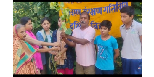 कारगिल विजय दिवस पर पीपल का पौधारोपण, पर्यावरण संरक्षण का दिया संदेश