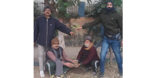 नेताजी के जन्म दिवस पर पर्यावरण भारती द्वारा पौधारोपण कार्यक्रम आयोजित