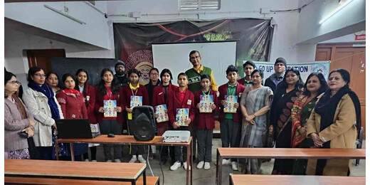 परीक्षा से पहले छात्रों को मिले सफलता के मंत्र, गो अप फाउंडेशन ने सिखाया तनाव प्रबंधन