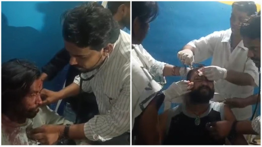 स्कूटियों के बीच सीधी टक्कर, पांच युवक गंभीर रूप से घायल