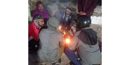 शीतलहर से बचाव हेतु 421 स्थानों पर अलाव, कम्बल व लकड़ी का वितरण