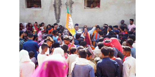 उपमुख्यमंत्री विजय सिन्हा ने ललन सिंह के पक्ष में किया जनसंपर्क