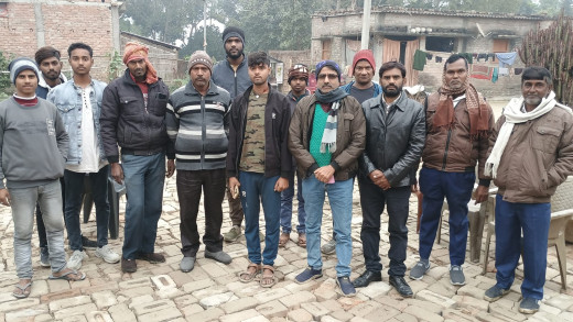 भाकपा माले का बीडीओ के खिलाफ आंदोलन जारी