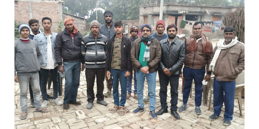 भाकपा माले का बीडीओ के खिलाफ आंदोलन जारी